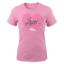 Denver Broncos Outerstuff NFL Youth Youth Pink "Pink Radiant" T-Shirt