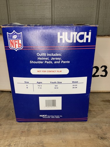Vintage Hutch #6 NFL Pittsburgh Steelers Football Set-Youth Medium Outfit - Picture 7 of 20