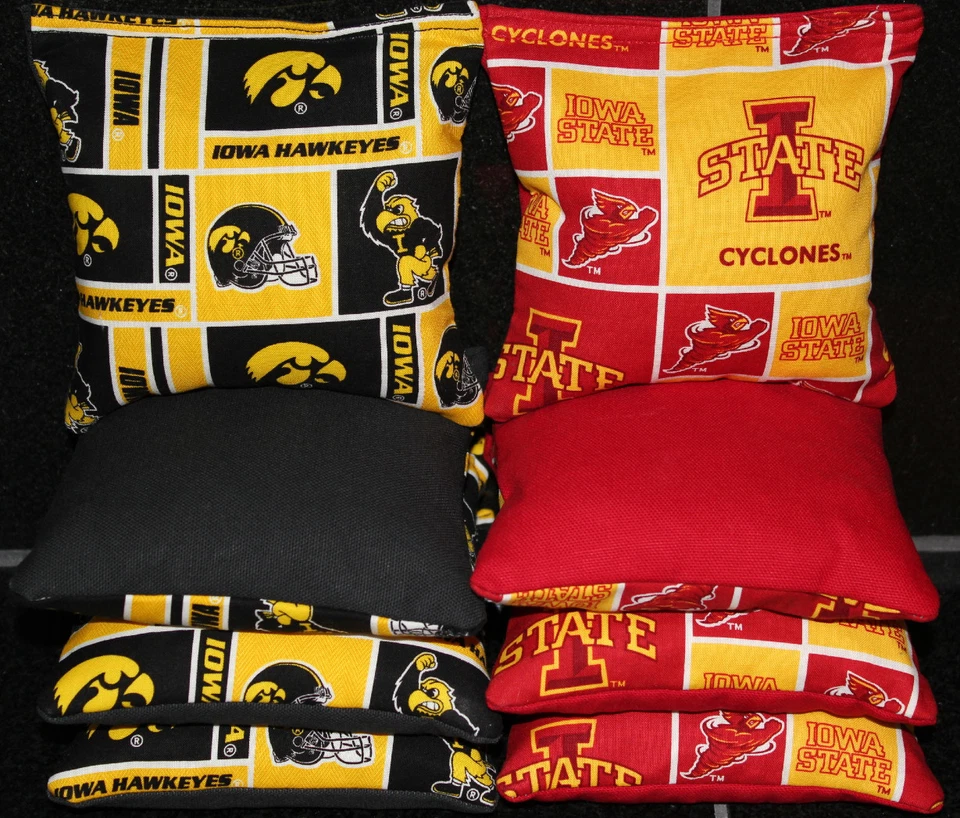 IOWA Cyclones Cornhole bags All Weather Plastic Resin Filled Cornhole Bean Bags - Image 1 of 1