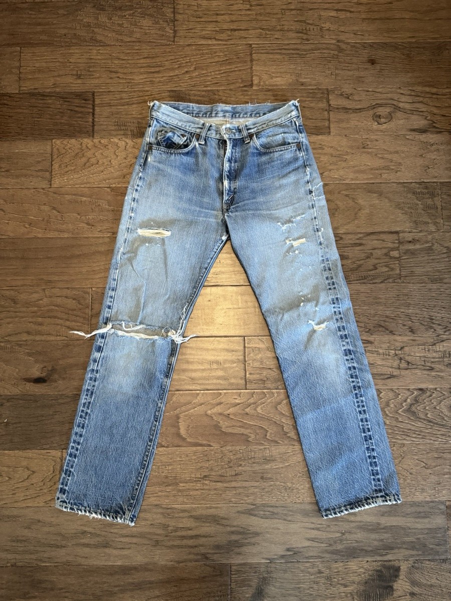 60s Levi’s 502 bigE vintage Vintage 60s Levi's 502 Big E Redlines Jeans (30) selvedge denim