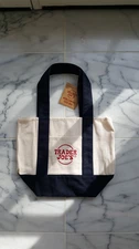 NWT- Trader Joe’s - Holiday 2025 Canvas Mini Tote Bag - Blue