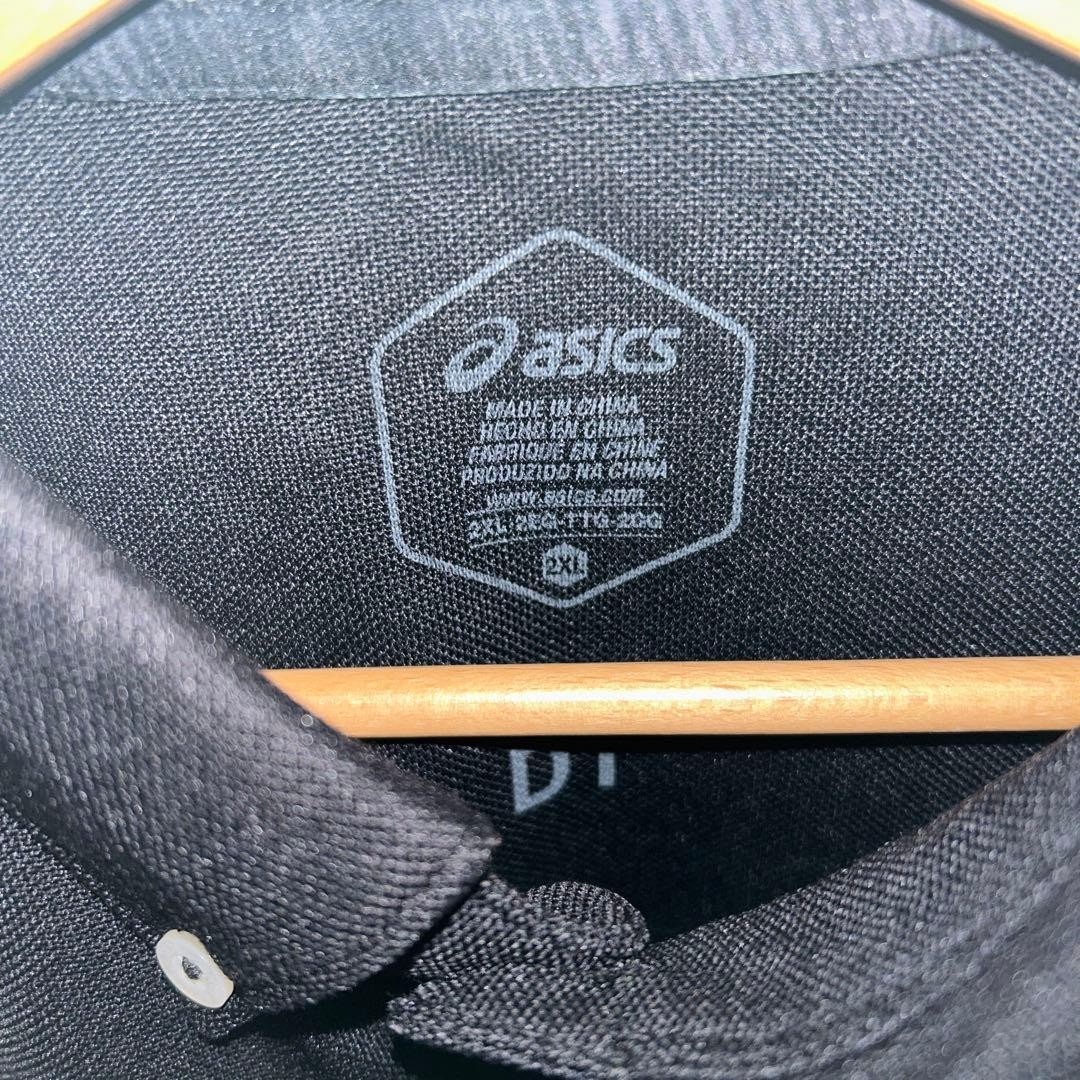 ASICS JAPAN Wrestling Team Polo Shirt 2XL Black Rare JPN Logo | eBay