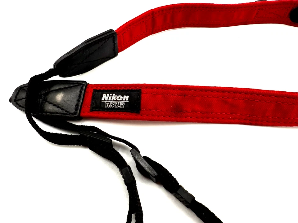 **RARE!! LIMITED EDITION** NIKON BY PORTER CAMERA NECK SHOULDER STRAP RED - Image 2 of 4