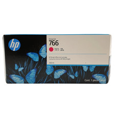 Image of HP 766 Magenta Ink Cartridge 300ml Genuine Original DesignJet P2V90A 10/2027