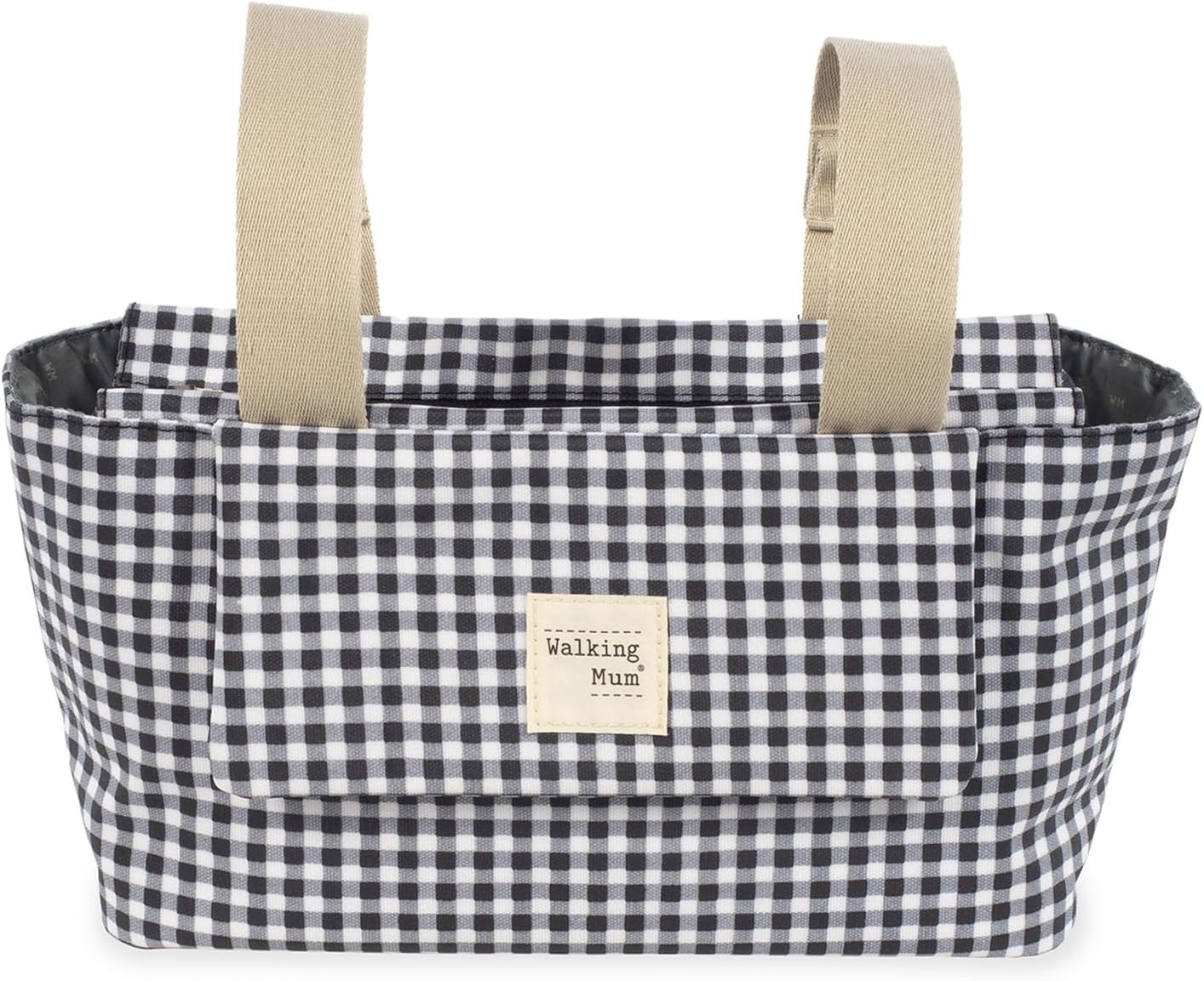 Walking Mum. Borsa organizer I Love Vichy. Borsa per passeggino. Manici corti pe foto 2