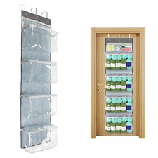 Hanging Yarn Storage Organizer Knitting Organizer Storage with 5 Zipper Pocke...