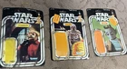 Star Wars Vintage 1979 Kenner 21 Back Cardback W/Bubble Lot Of 3 Original Cards