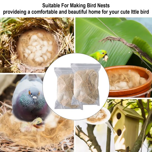 Soft and Flexible Bird Nesting Material 2 Pack Easy to Shape into Cozy Nests - Picture 10 of 19
