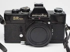 Minolta SR101 BLACK 35mm manual focus SLR camera body, Rare SR 101, M62