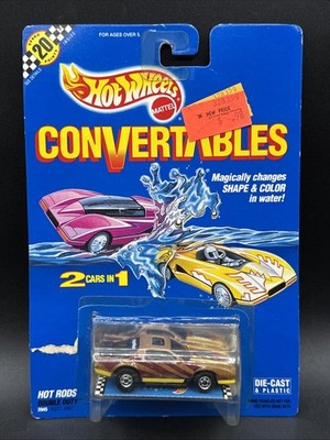1991 Hot Wheels Convertables HOT RODS DOUBLE DUTY 2 in 1 Color Changers