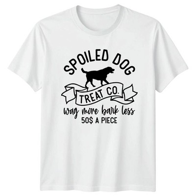 Verwöhntes Hundeleckerli Co Wag T-Shirt Hundebesitzer Hunde Geburtstag Geschenk für Sie und Ihn