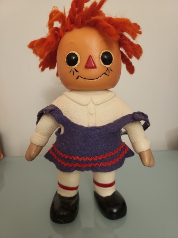 Raggedy Ann Vintage 1974 Coin Bank Royalty Ind. FLA 