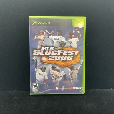 #ad #ad MLB SlugFest 2006 Microsoft Xbox Tested amp; CIB Clean 1 YR Warranty Refurbished $24.50