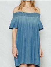 Current Elliot | Women’s Madeline Chambray Shift Dress | Sz 1