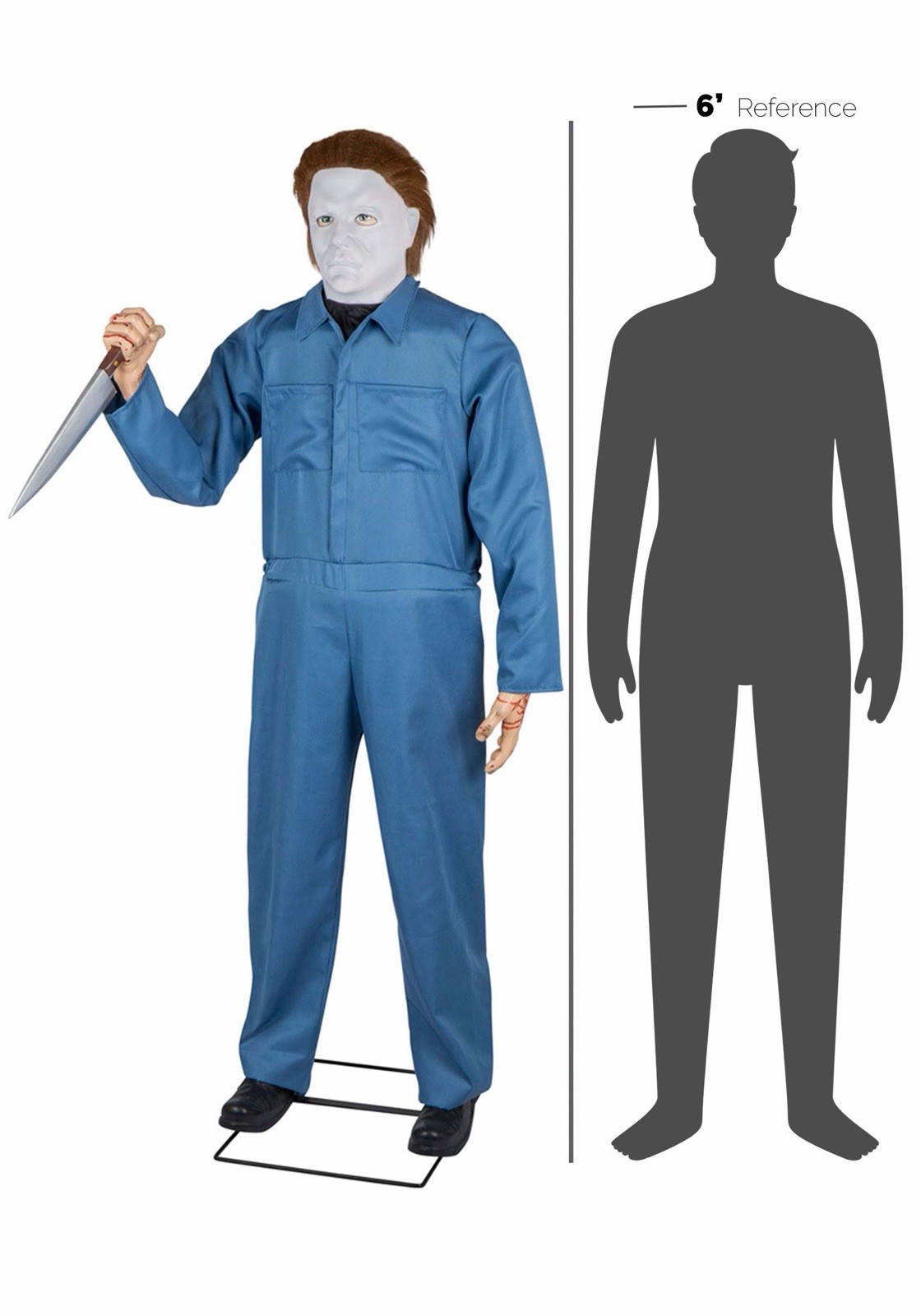 Michael Myers Animatronic Halloween II 6 Ft -  Life Size Decoration Prop- New!