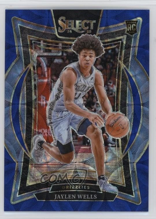 2024-25 Panini Select Concourse Blue Scope Prizm /249 Jaylen Wells #79 ne1