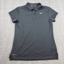 Nike Golf Kids Dri-FIT Polo Shirt Black Short Sleeve XL 894130-010