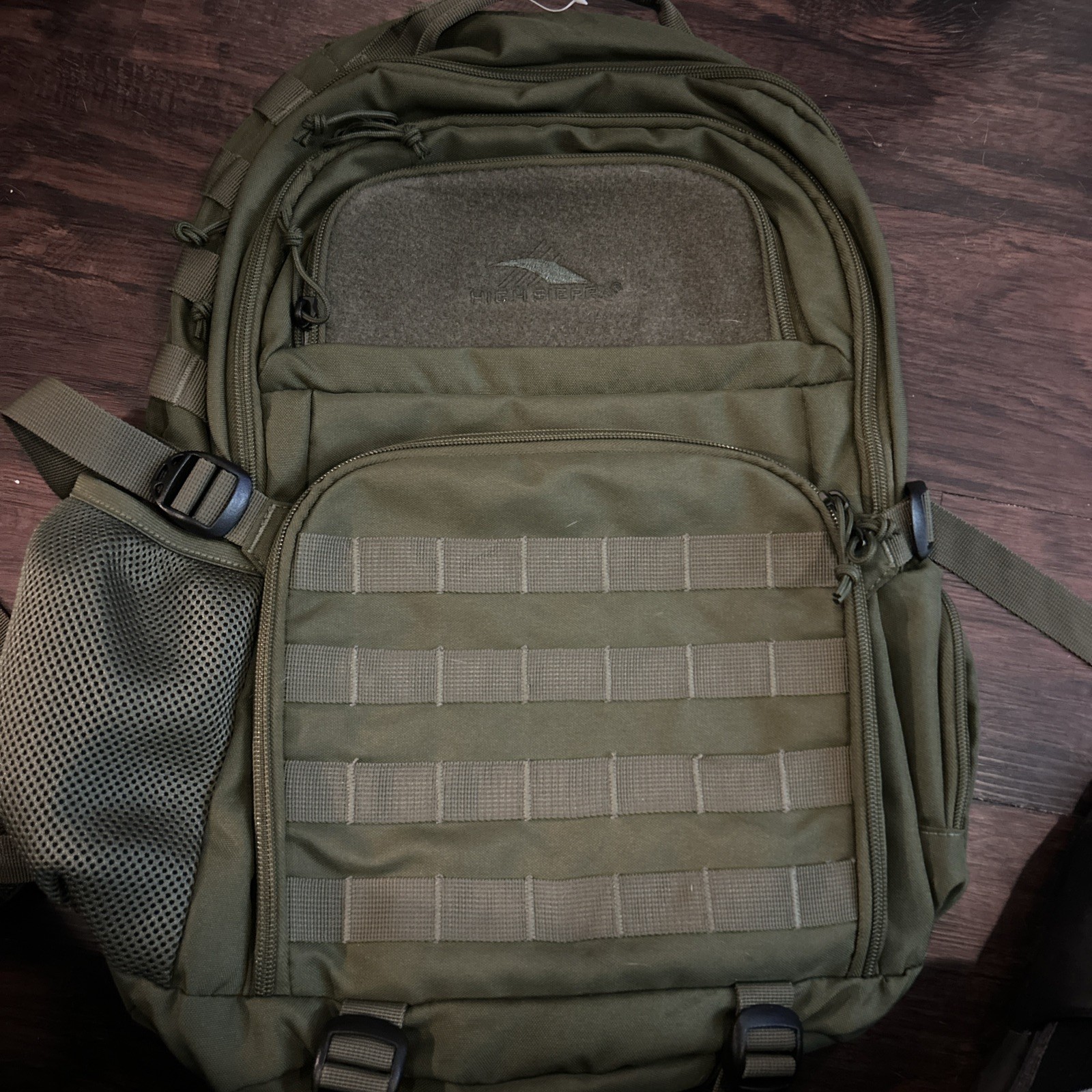 High Sierra Backpack Outdoor School College - NEW W/TAGS/Army Green Large Size 