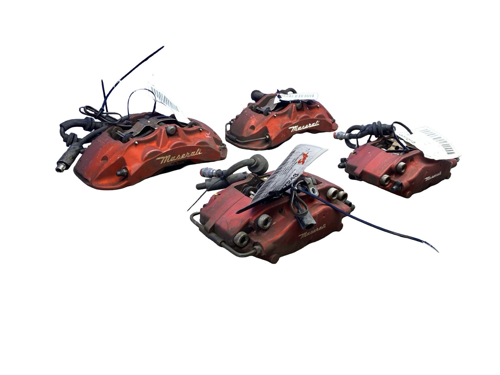 2008 - 2019 Maserati Granturismo 4.7L Front Rear Left Right Brake Caliper Set