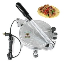 Electric Tortilla Press Maker - 8" Chapati Roti Machine for Flour Burritos