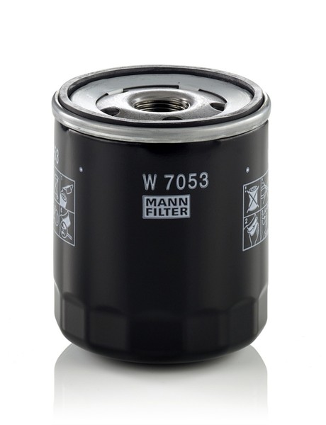 Mann-Filter ÖLfilter W 7053 Anschraubfilter FüR Fiat CitroËN Nissan Daihatsu 106-image