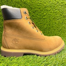 Timberland 6-Inch Premium Womens Size 7 Brown Waterproof Leather Winter Boots