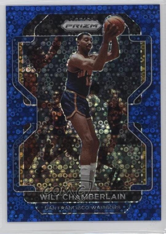 2021-22 Panini Prizm Fast Break Blue 143/150 Wilt Chamberlain #260 HOF 1pe9