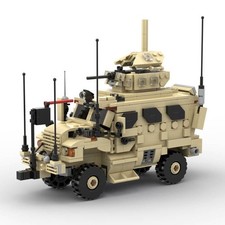 MOC 571pcs Set blocchi di costruzione modellismo veicoli militari corazzati