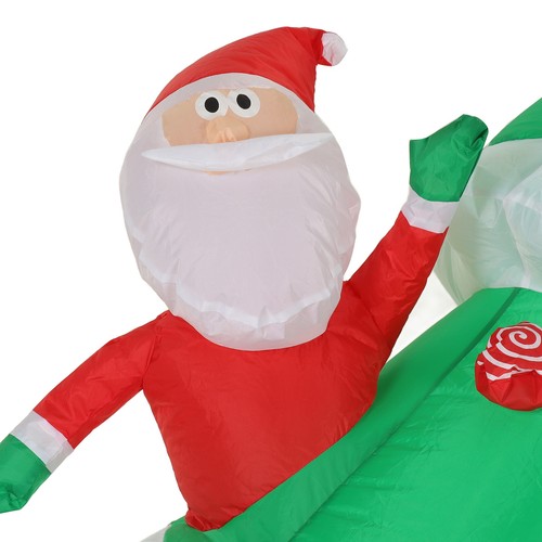 ⊹Inflatable Christmas Tree 15LED Blow Up Christmas Tree Yard Decor With - Picture 22 of 24