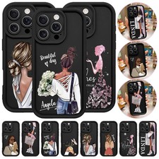 Girls Theme Phone Case Custom Rubber Cover For iPhone Air 17 16 15 Pro Max 13 14