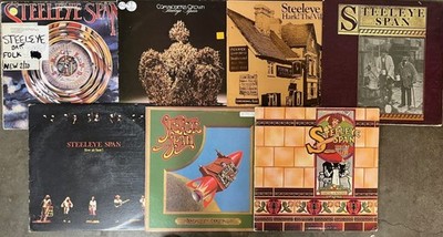 STEELEYE SPAN LP LOT - HARK THE VILLAGE/LIVE AT LAST/COMMONERS CROWN vinyl album