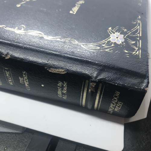 Shakespeare The Annotated Volume 1 The Comedies A.l. Rowse Bonded Leather Dmg - Picture 4 of 10