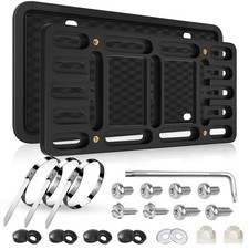 Front License Plate Bracket Holder Frame,2 with Frame