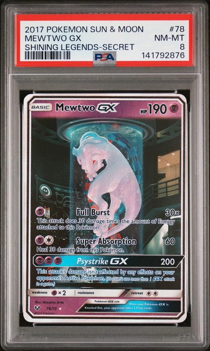 Mewtwo Pokémon TCG Professional Sports Authenticator (PSA) Shining