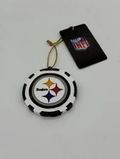 Pittsburgh Steelers Game Chip Ornament NFL Football Team Sports Here We Go