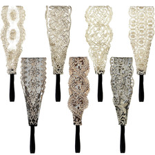 7 Pieces Lace Headbands Women Girls Stretch Headband Halloween Elegant Wid