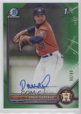 2022 Bowman Chrome Prospect Green Refractor 90/99 Dauri Lorenzo Auto 0i1j