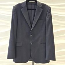 Burberry London Blazer Men's 40R Pinstripe Single-Breasted Suit Jacket Wool USA