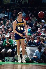 Stuart Gray Indiana Pacers passes v Boston Celtics played in 1987 - Old Photo