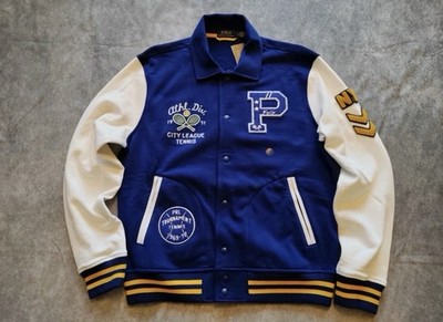 Polo Ralph Lauren Tennis Club Fleece Varsity P Patch Jacket Mens