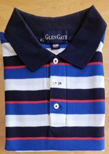 Vintage GlenGate Grand Cypress Golf Polo Shirt USA Made Mens L Striped