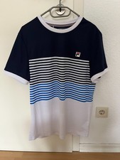 FILA Sport T-Shirt M weiß blau BB 1983 Shirt Tennis Mode Sammler