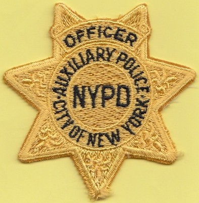 A6 OLD AUXILIARY NY NEW YORK POLICE DEPARTMENT PATCH PATCH FBI RESERVE
