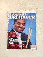 MODERN DRUMMER MAGAZINE.  January 1993.  Ricky Lawson 