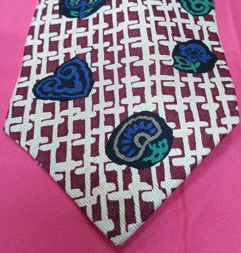 Corbata para hombre 2 Guess USA de George Marciano 56,5" y 57" 100 % seda hecha en EE. UU. Foto 2 de 4