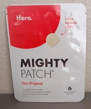 Hero Cosmetics Mighty Patch Original Acne Patches - 6 ct - sample size - NEW