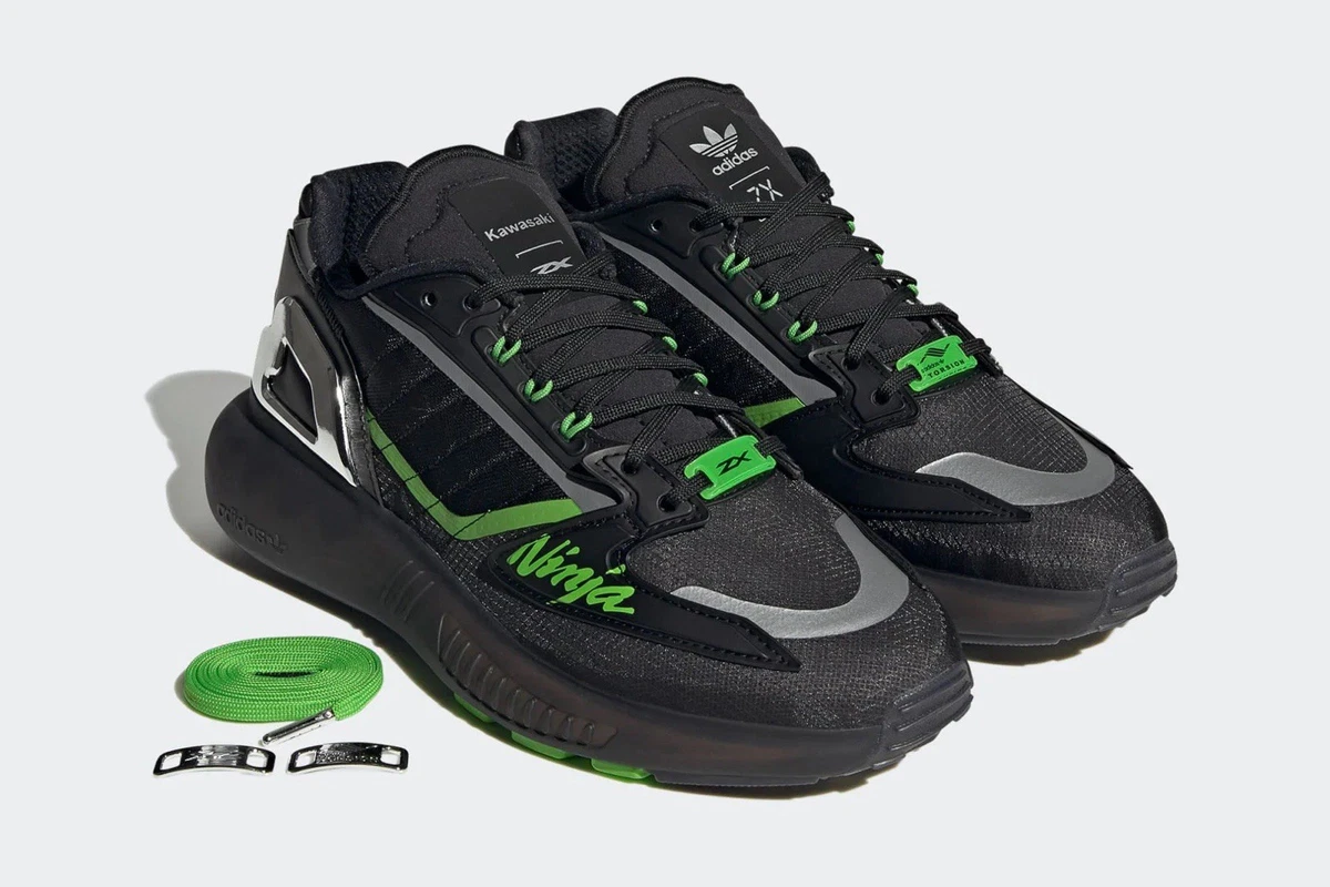 Size 11.5 Adidas ZX 5K Boost Kawasaki Ninja GW3359 | New, Box Dmg