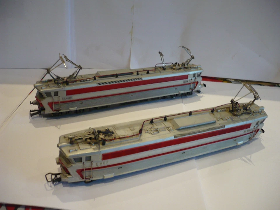 lot 2 locomotiveS  jouef CC40101 a restaurer.jouef.locomotives.train electrique. - Photo 4/4