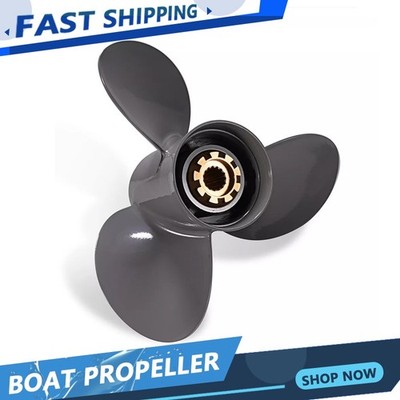 13 x 21 Aluminum Boat Propeller For Honda Outboard Motors 60-130HP 15 Spline,RH