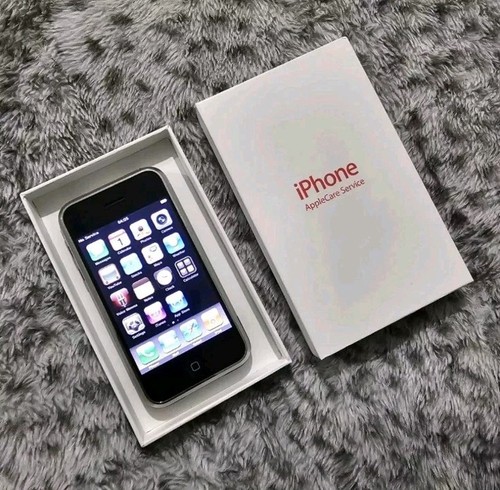 Raro Apple iPhone 2g 1ª Generación 16GB Negro pieza de coleccionista, caja Applecare - Imagen 4 de 14